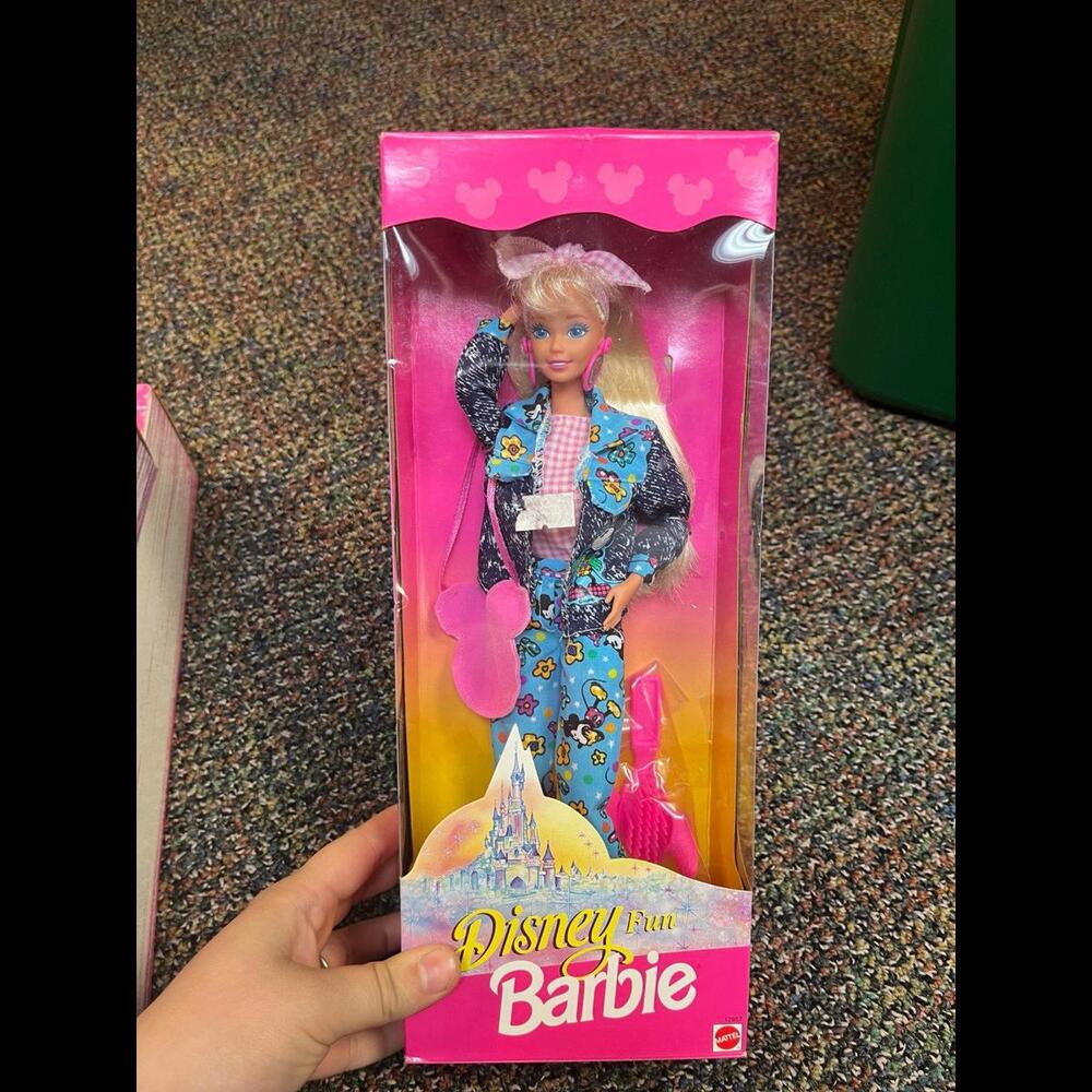 Euro Disney Fun Barbie‎ Doll 1994 Foreign Issue New in Box Collectible Mattel